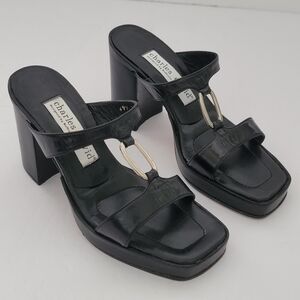 Charles David Black Women's Heels Sandals Size 5M
